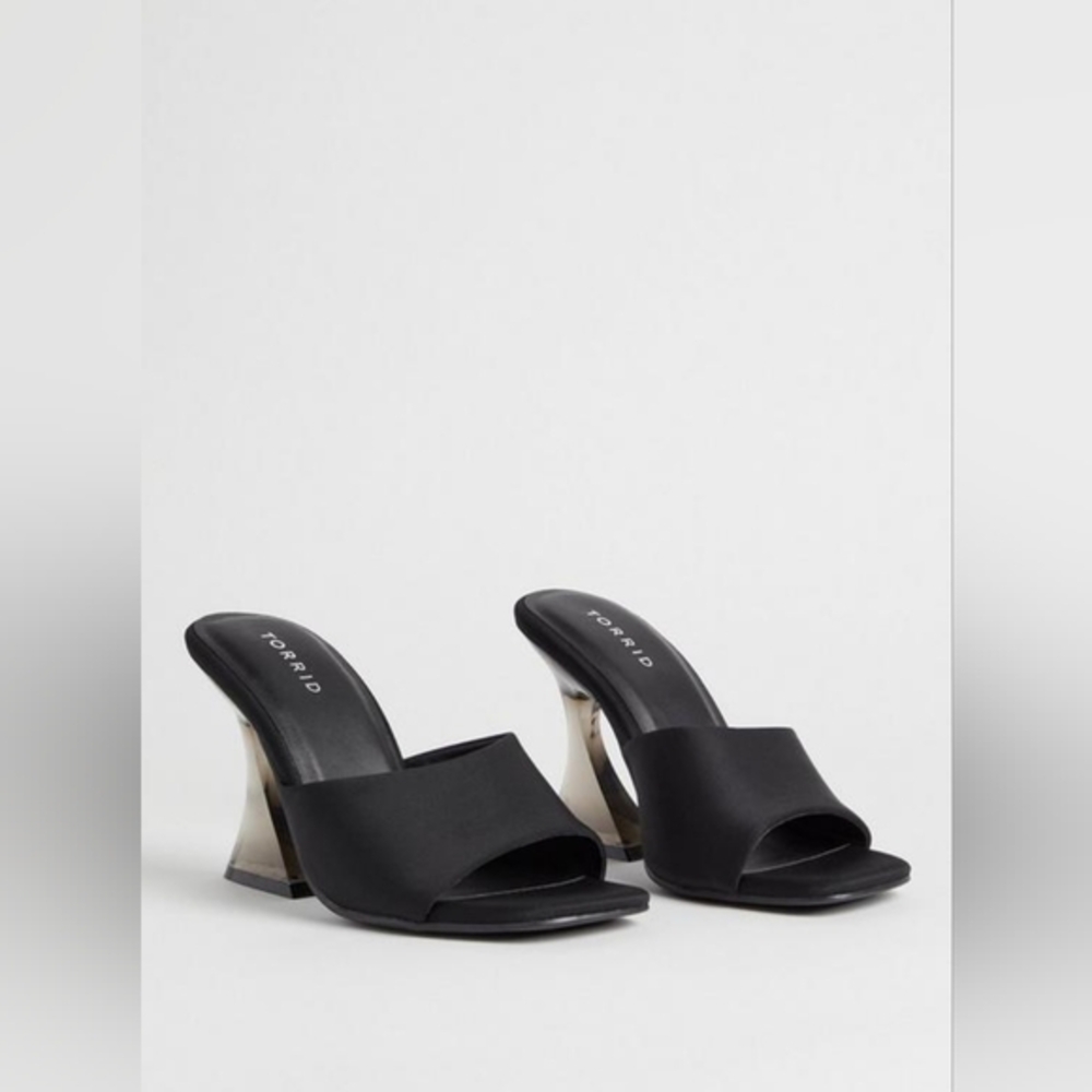 Torrid Black Plush Mules